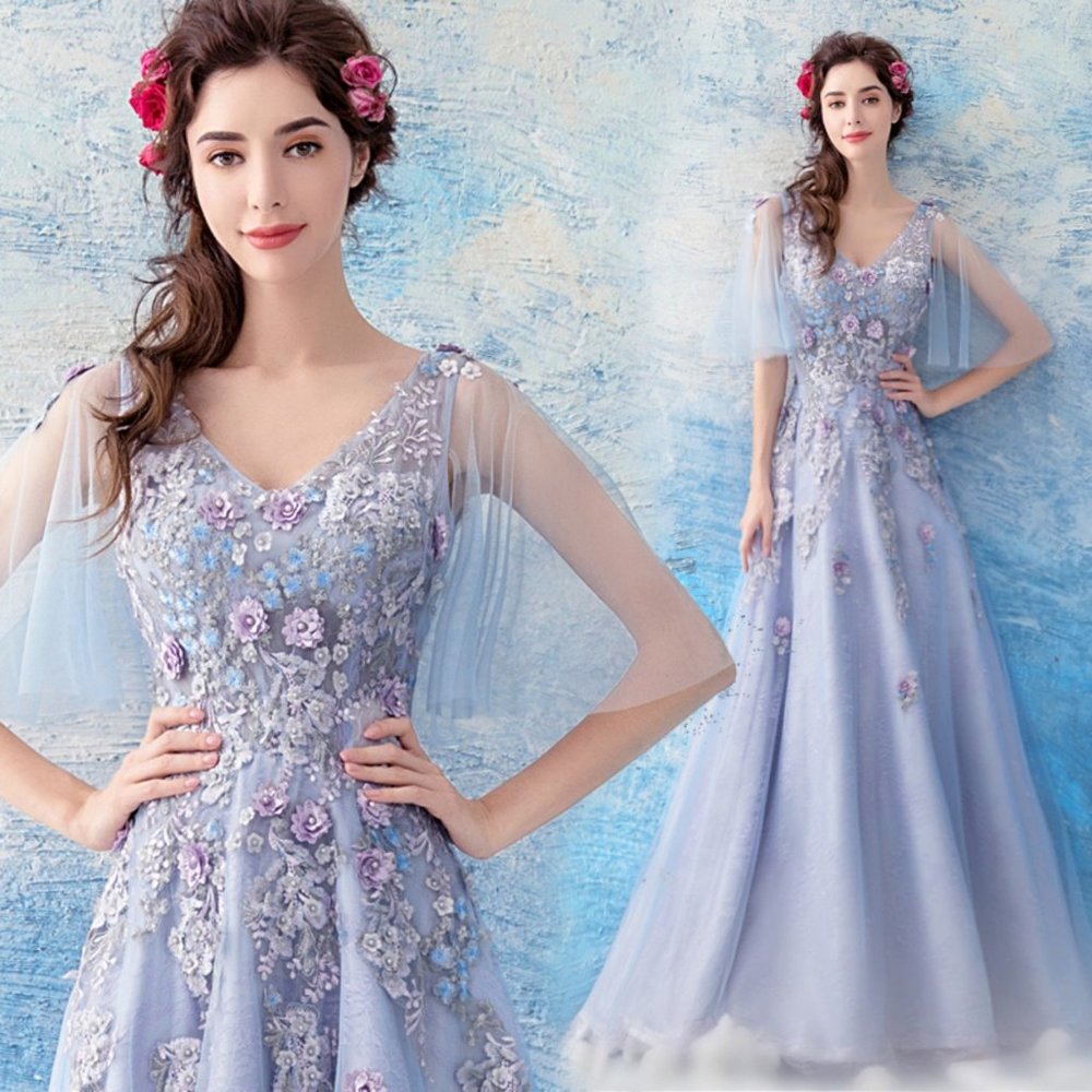 Light purple formal gown (Prom / Wedding / Ball gown) Size 12 (would fit 8-14)